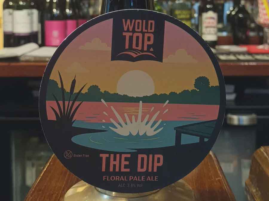 Wold Top Brewery The Dip a Floral Pale Ale. ABV 3.8%